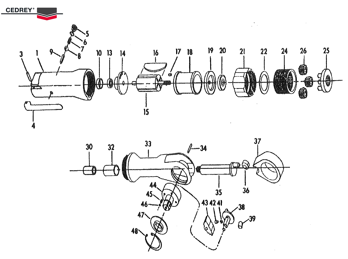 Cle A Cliquet 1/2'' Carter Isole Intensive