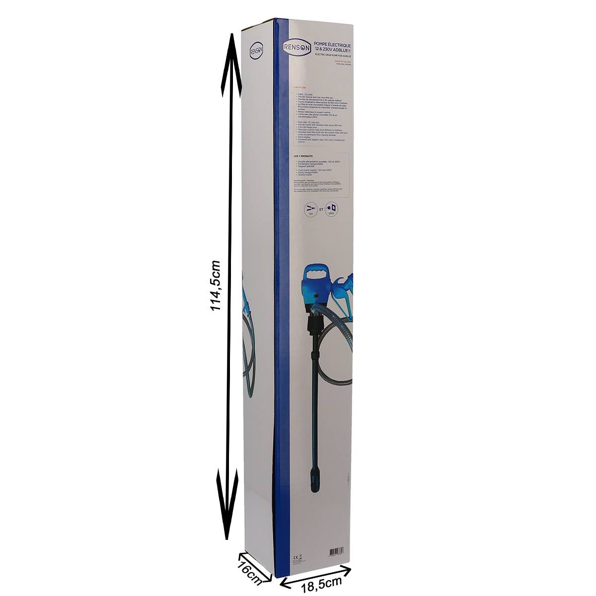 Kit de distribution Ad Blue pour fût de 200 l avec pompe électrique -  Italcom